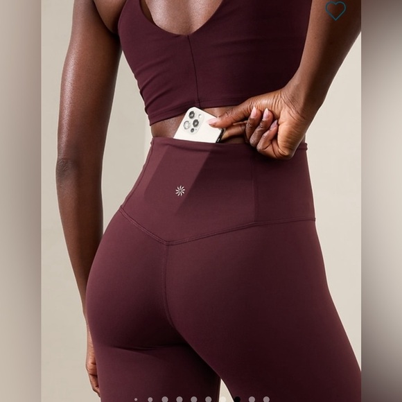 NWT Athleta Elation Straight Leg Spiced Cabernet Pant size Small - Picture 5 of 9